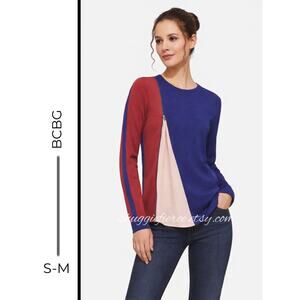 MSRP $248 🍃 NWOT BCBG MAXAZRIA Carie Women Asymmetrical Zipper Detail Size S 🍃